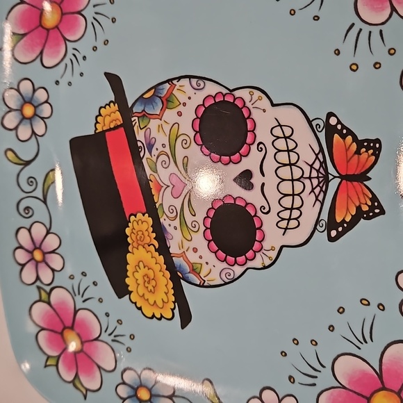 Sugar Skull Melamine Plates - Picture 7 of 8